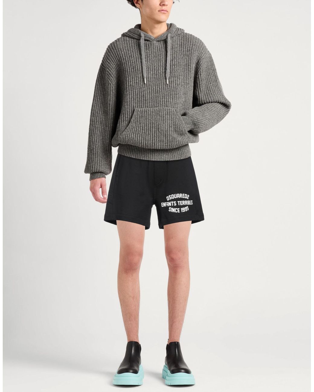 DSquared² Black Shorts & Bermuda Shorts for men