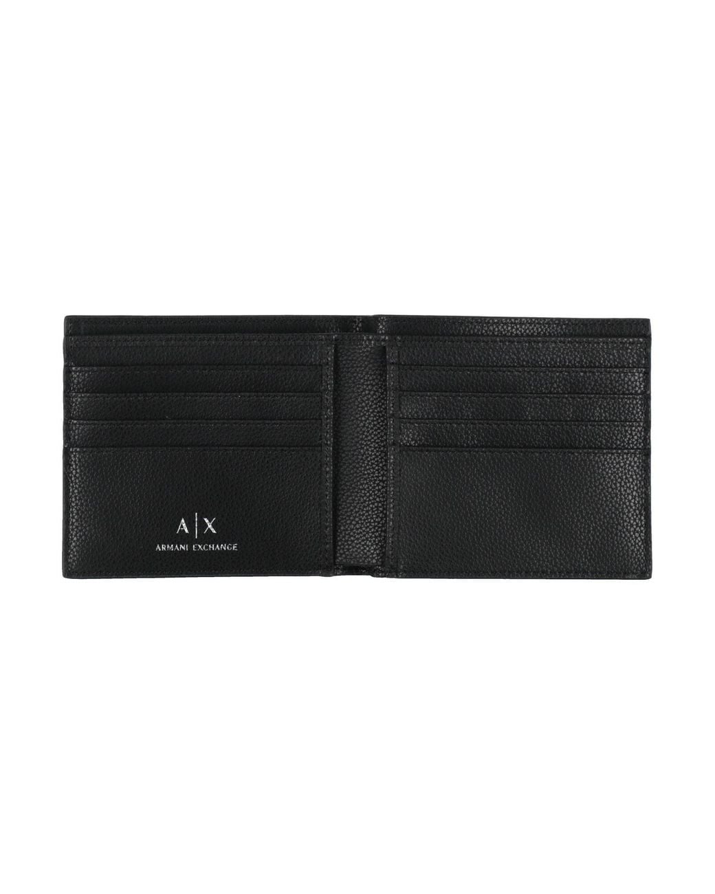 ARMANI EXCHANGE Black Wallet for men