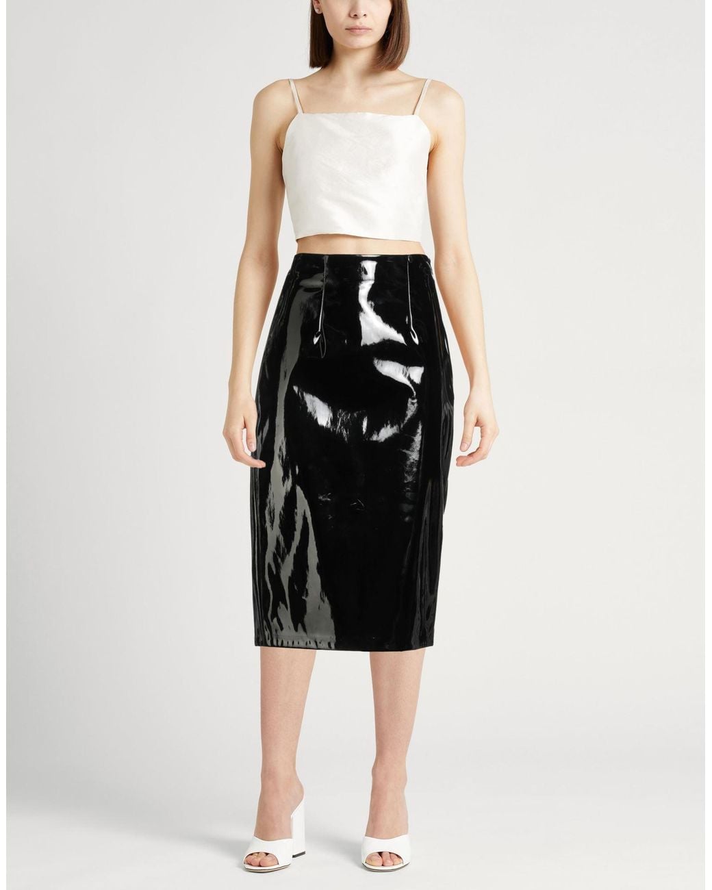 Liu Jo Black Midi Skirt