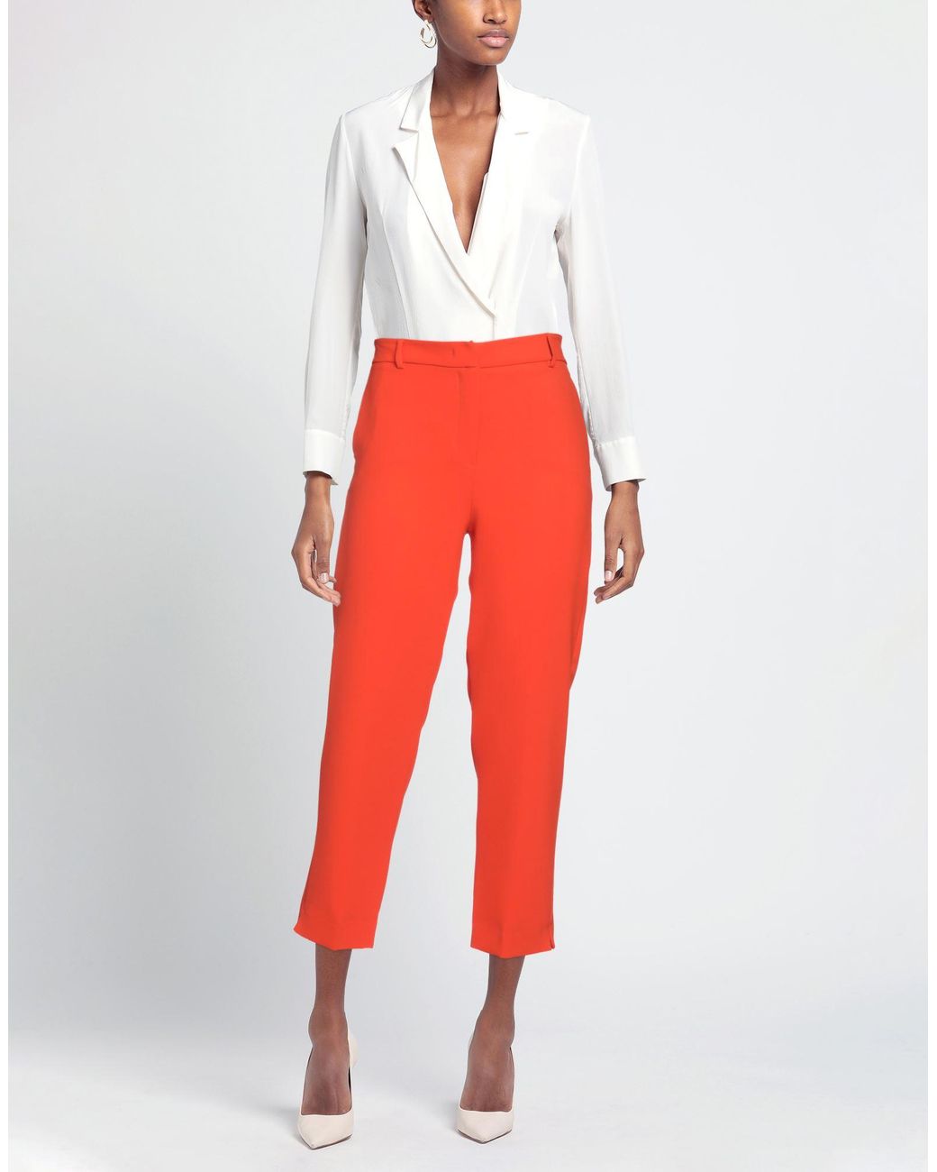 Hanita Red Trouser