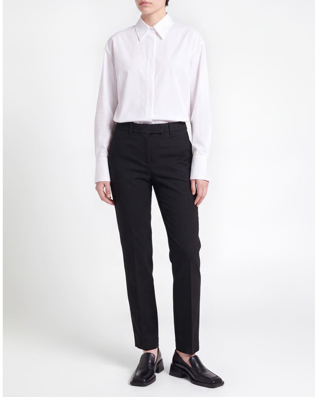 Marella Black Pants Polyester, Viscose, Elastane