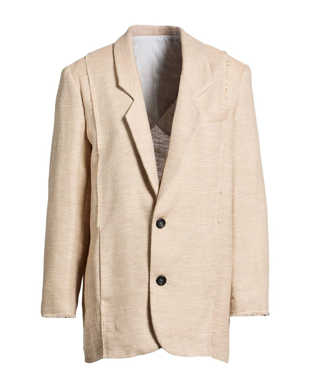 FEDERICO CINA Natural Blazer for men