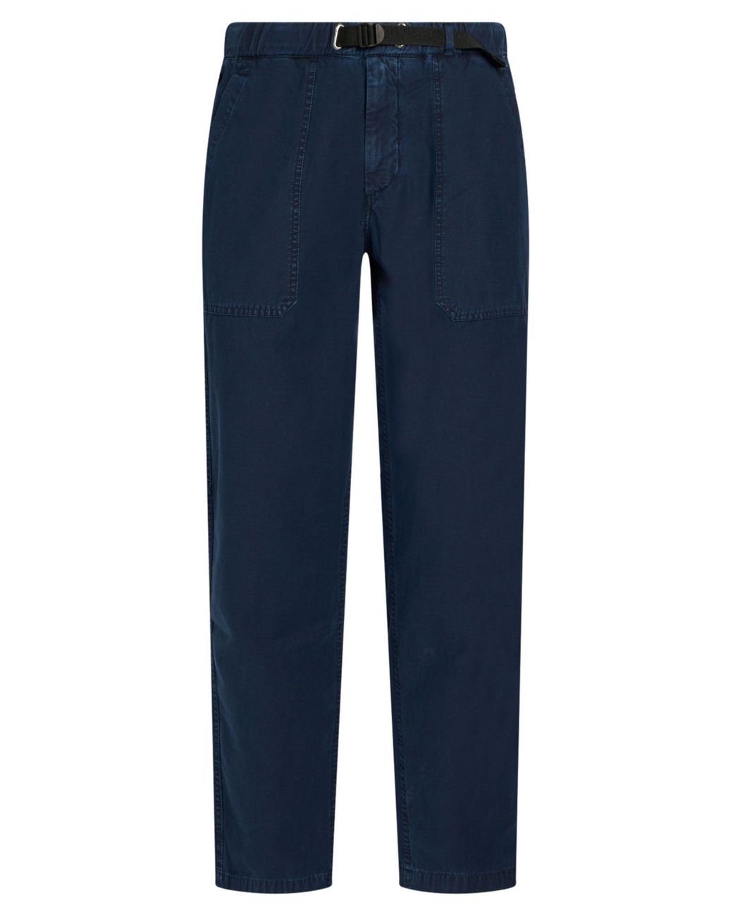White Sand Blue Pants Cotton for men