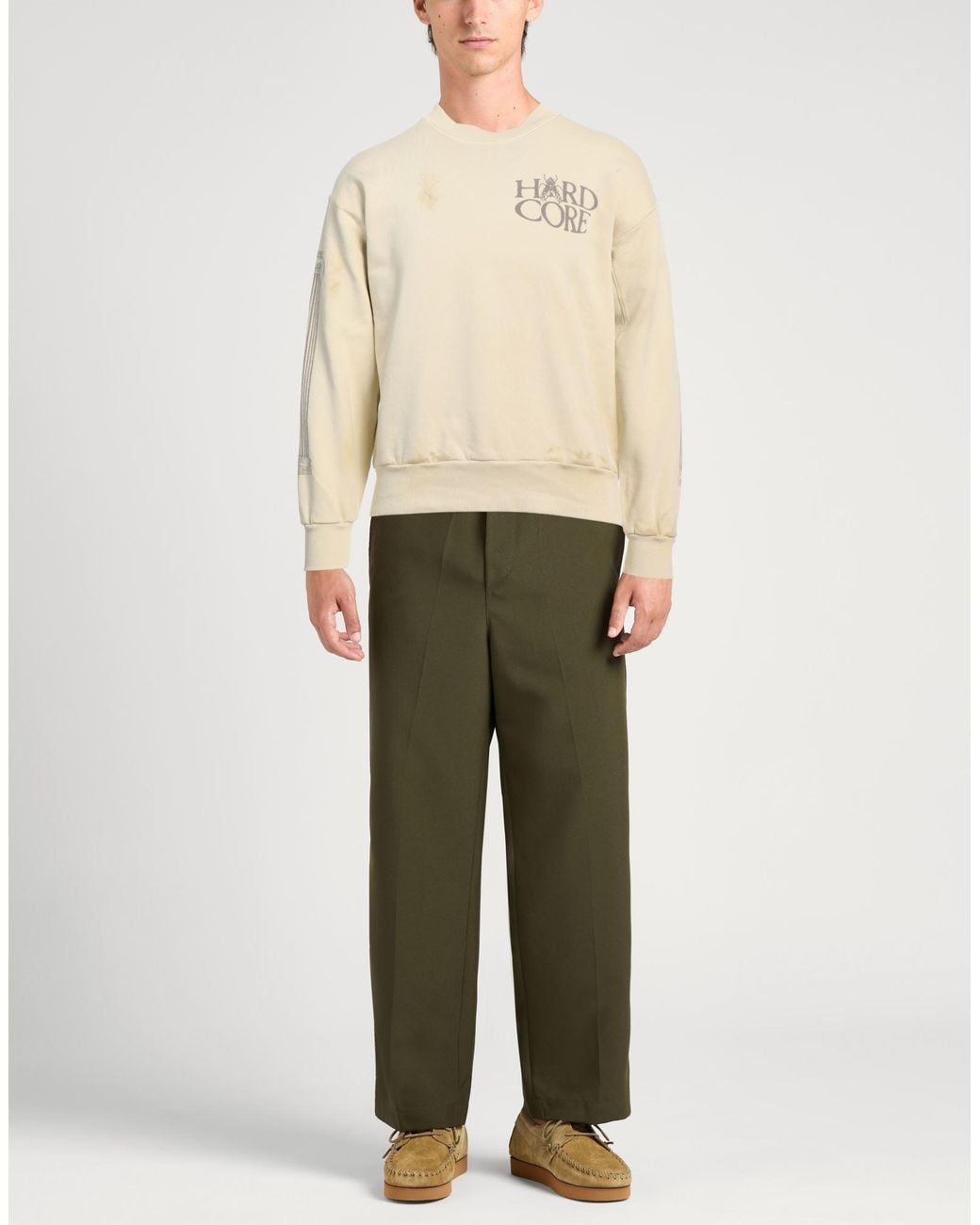 Aries Natural Sweatshirt Cotton for men