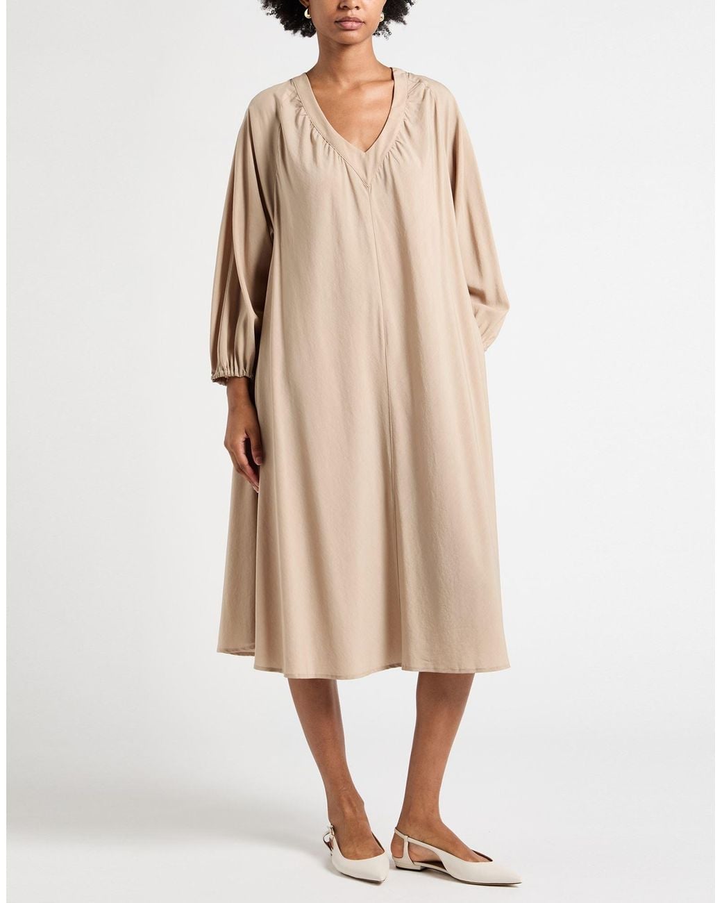 Compagnia Italiana Natural Midi Dress