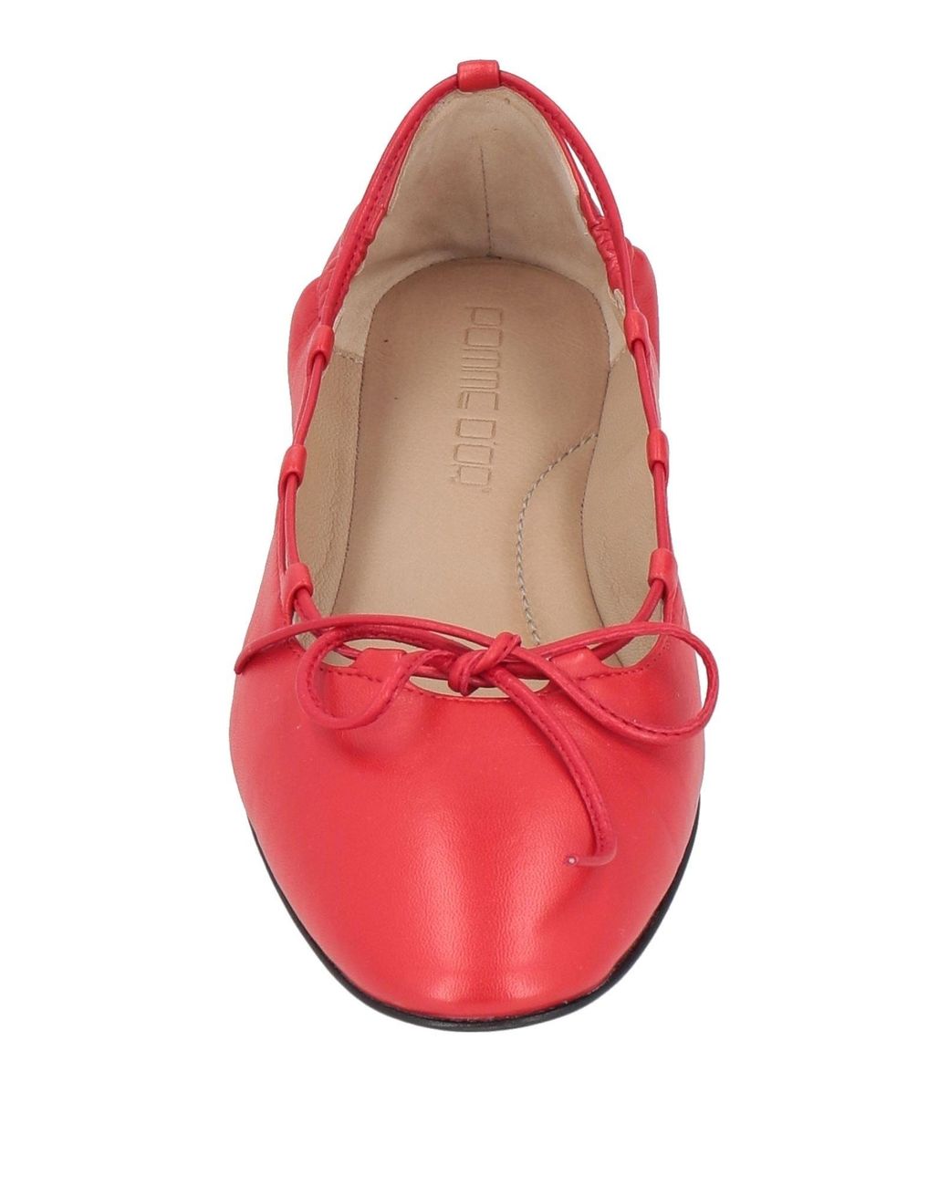 Pomme D'or Red Ballet Flats