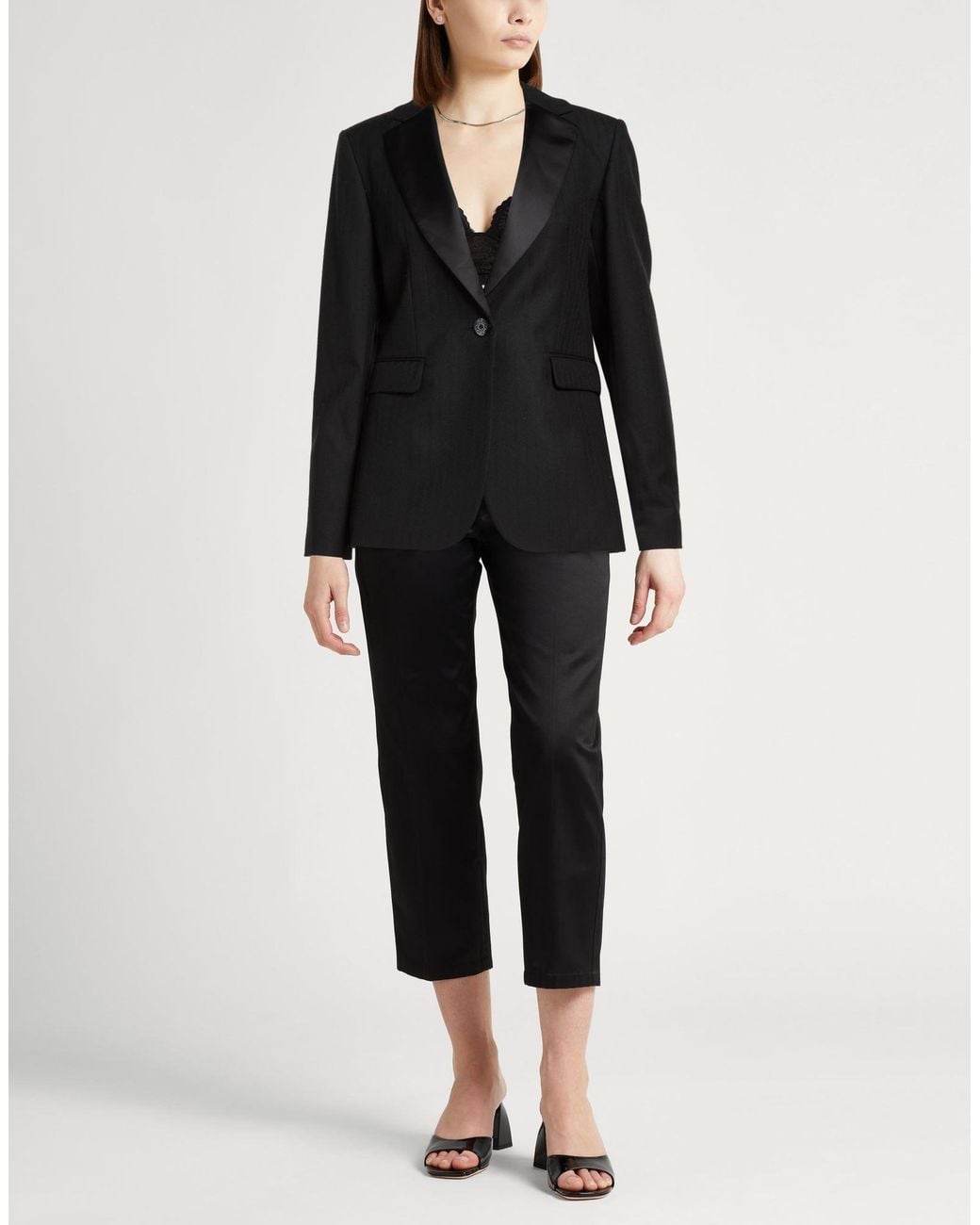 Really Wild Clothing Black Blazer Wool