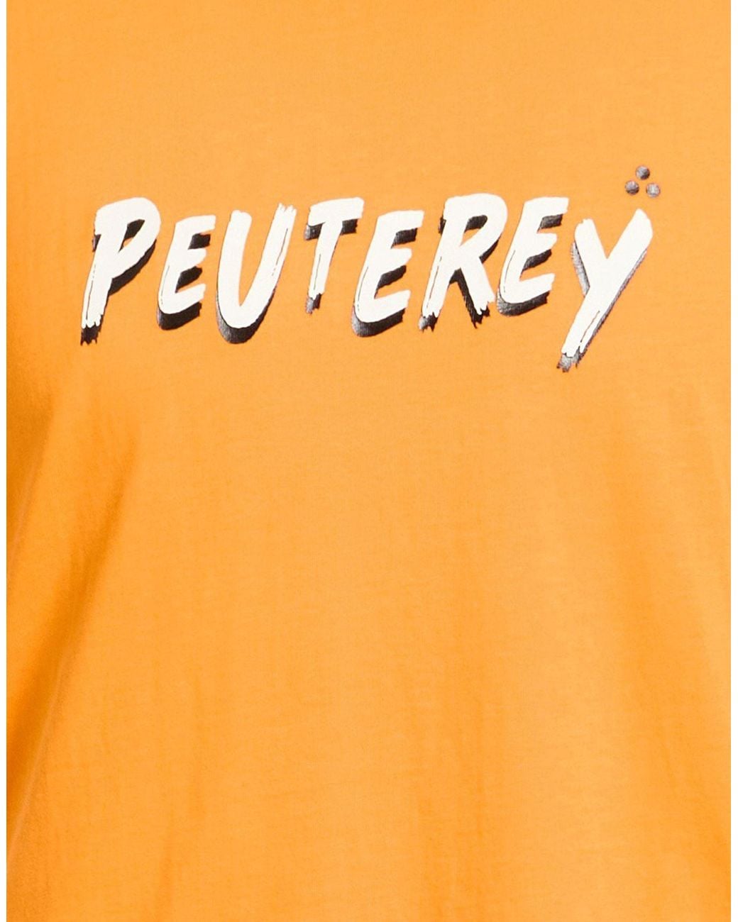Peuterey Orange T-Shirt Cotton, Elastane for men