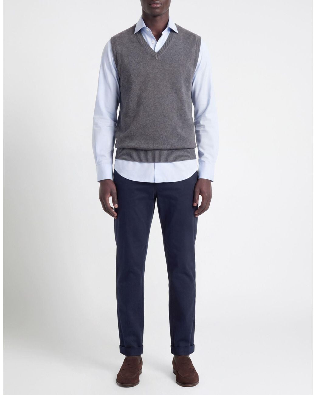 Roda Gray Sweater Wool for men