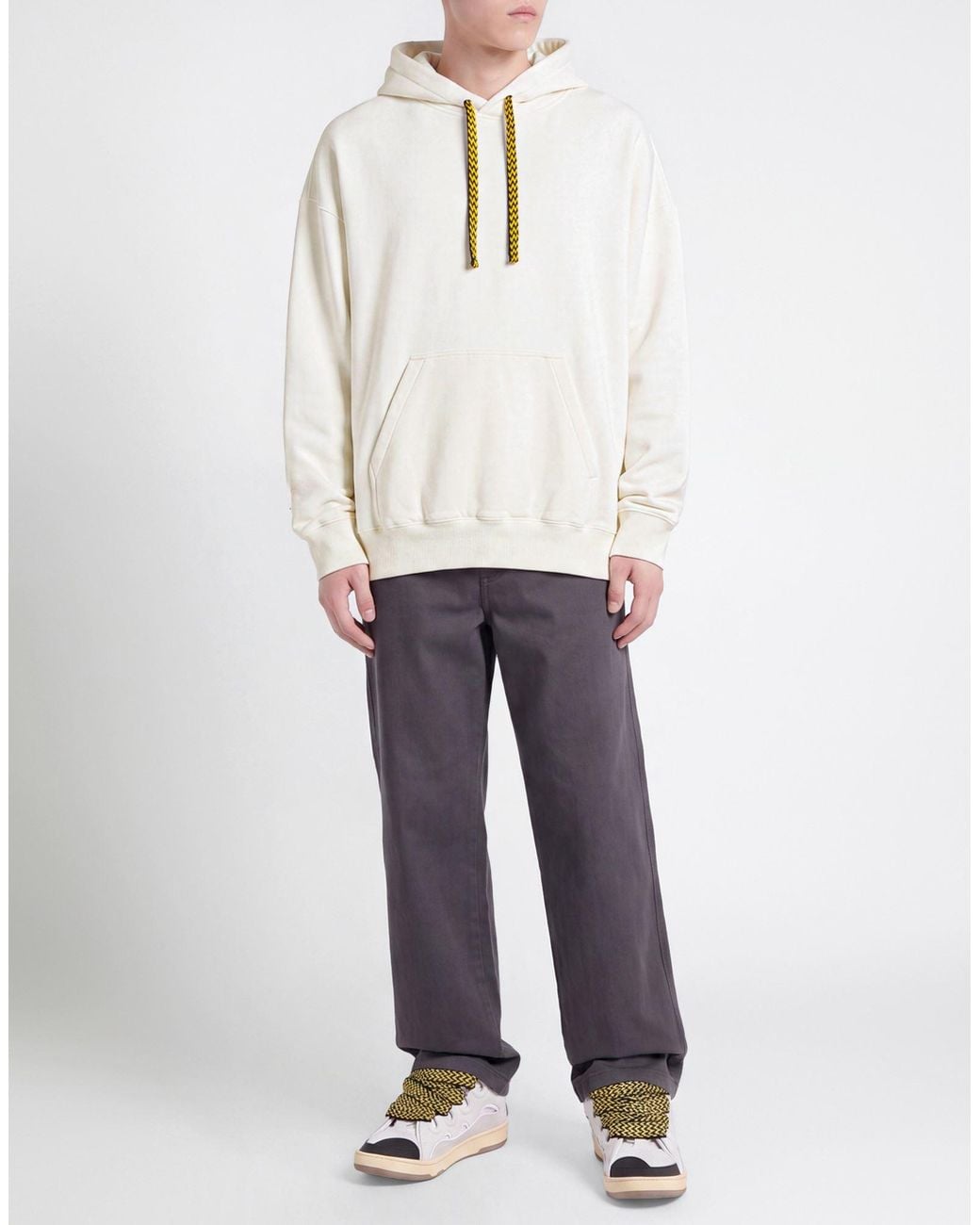 Lanvin White Sweatshirt Cotton for men