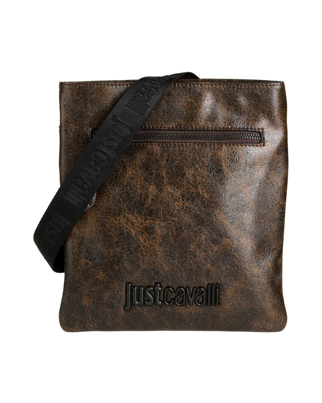 Just Cavalli Brown Cross-Body Bag for men