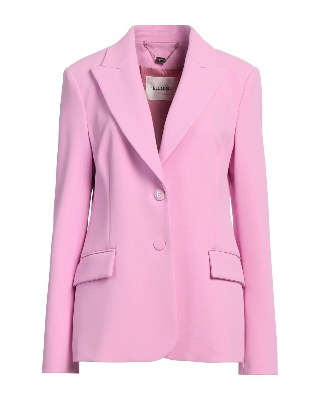 Blugirl Blumarine Pink Blazer Polyester, Elastane