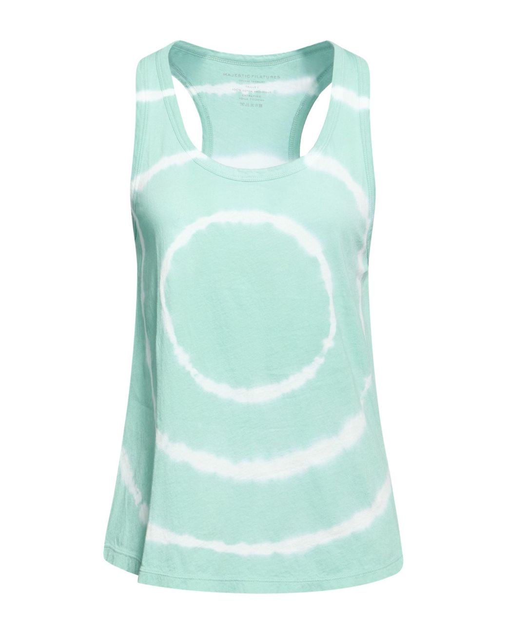 Majestic Filatures Blue Tank Top Organic Cotton