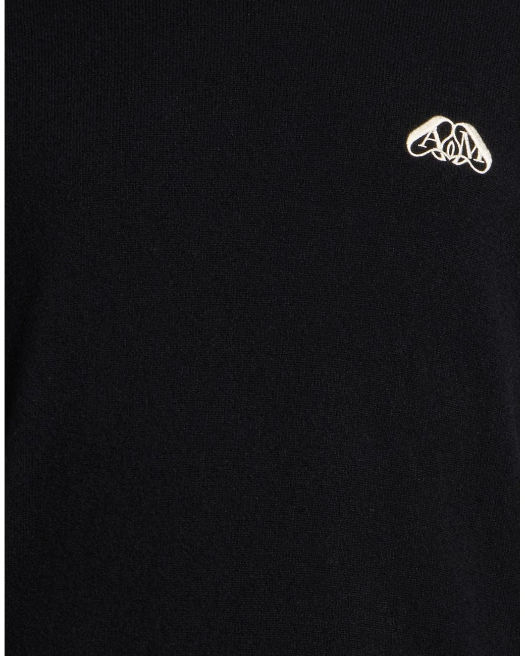 McQueen Black Sweater Cashmere, Wool for men