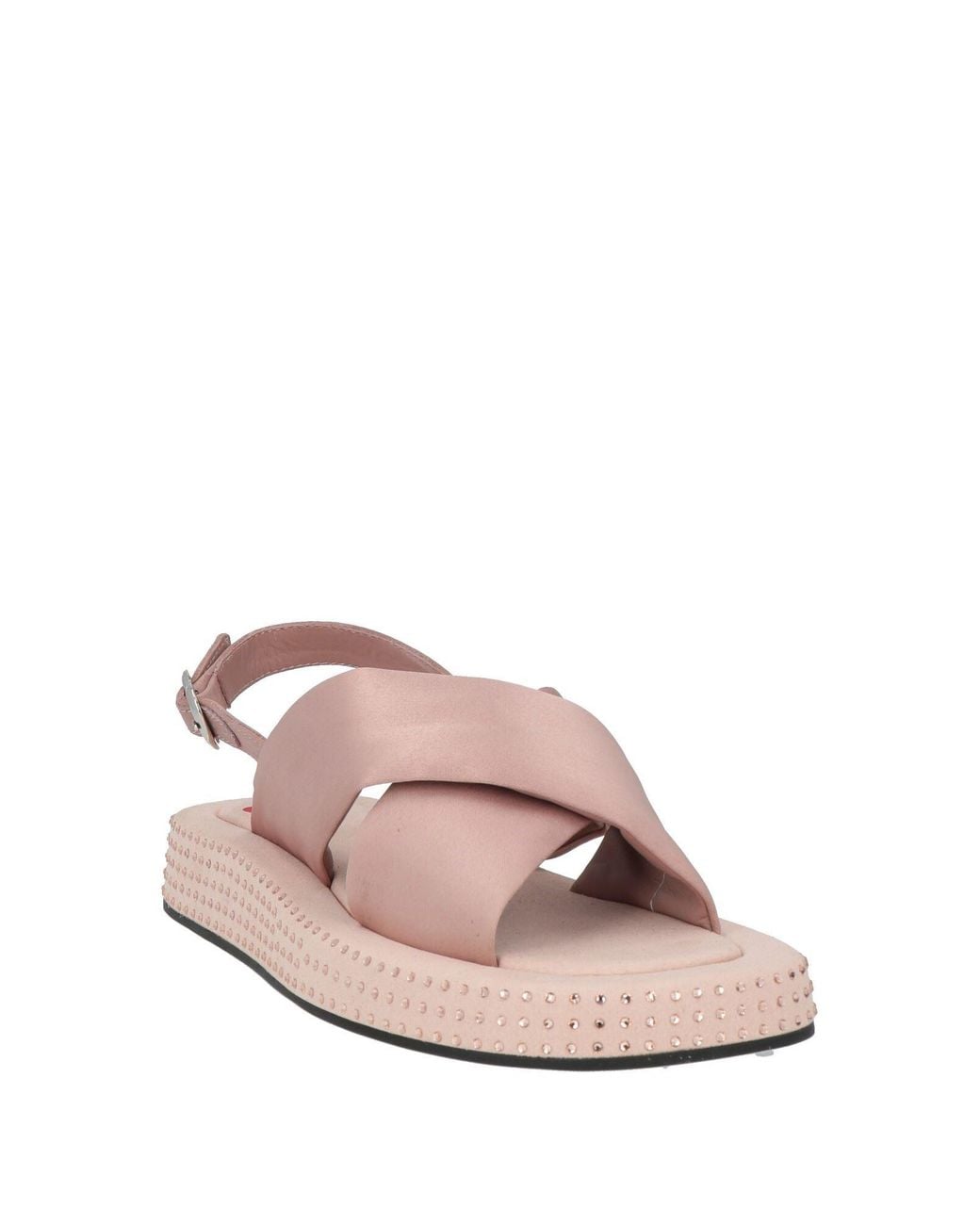 Love Moschino Pink Sandals Textile Fibers