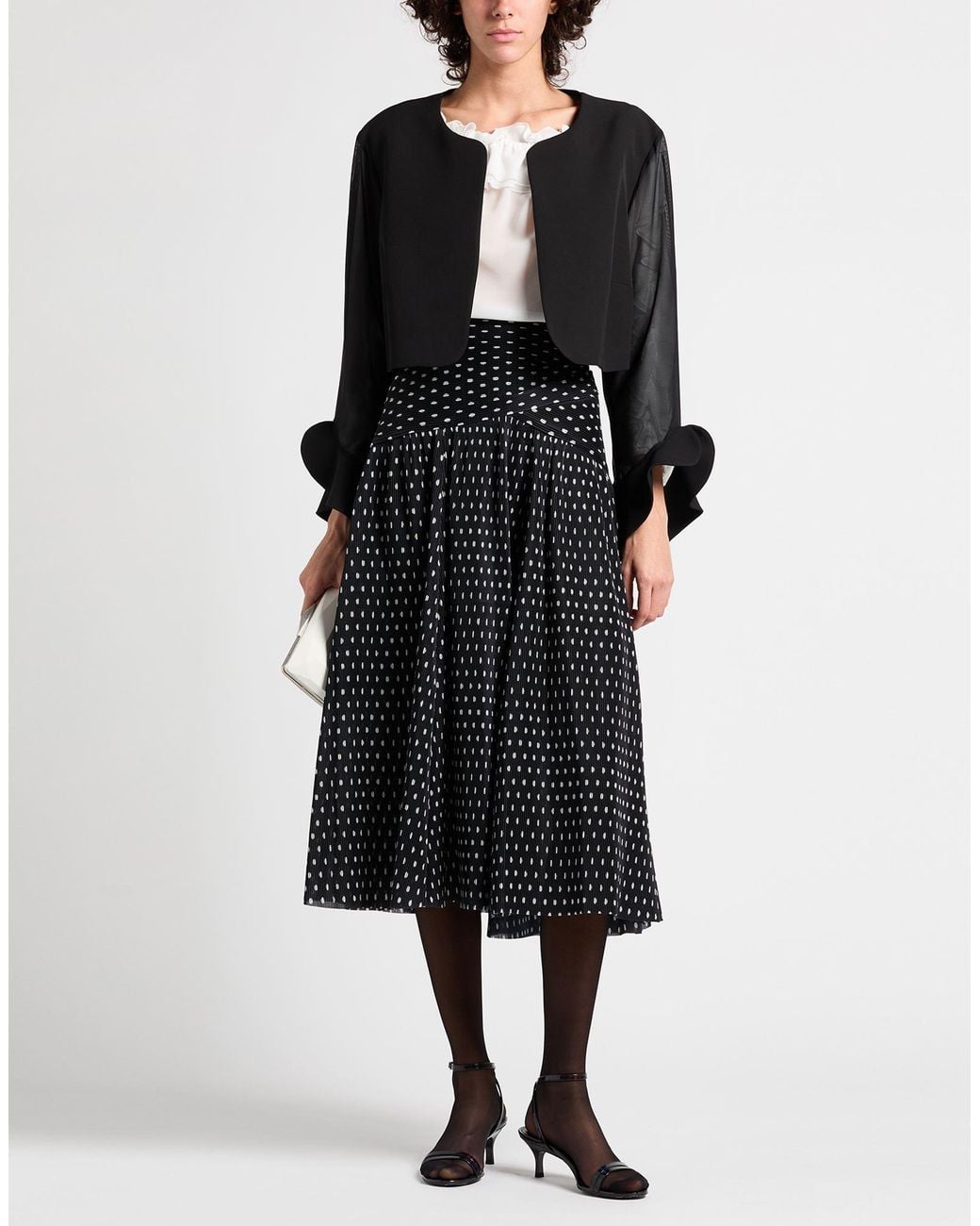 Camilla Black Jacket Polyester, Elastane