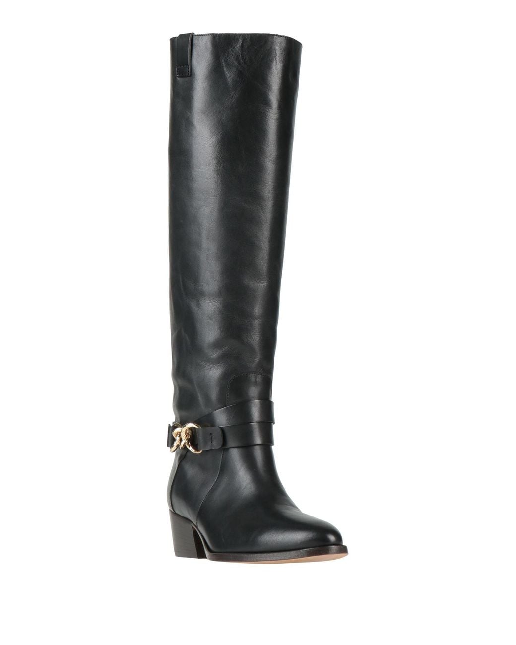 Ulla Johnson Black Boot Calfskin
