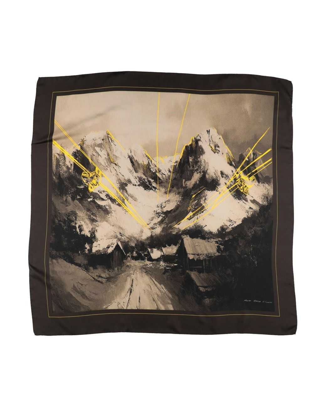 Moorer Black Scarf
