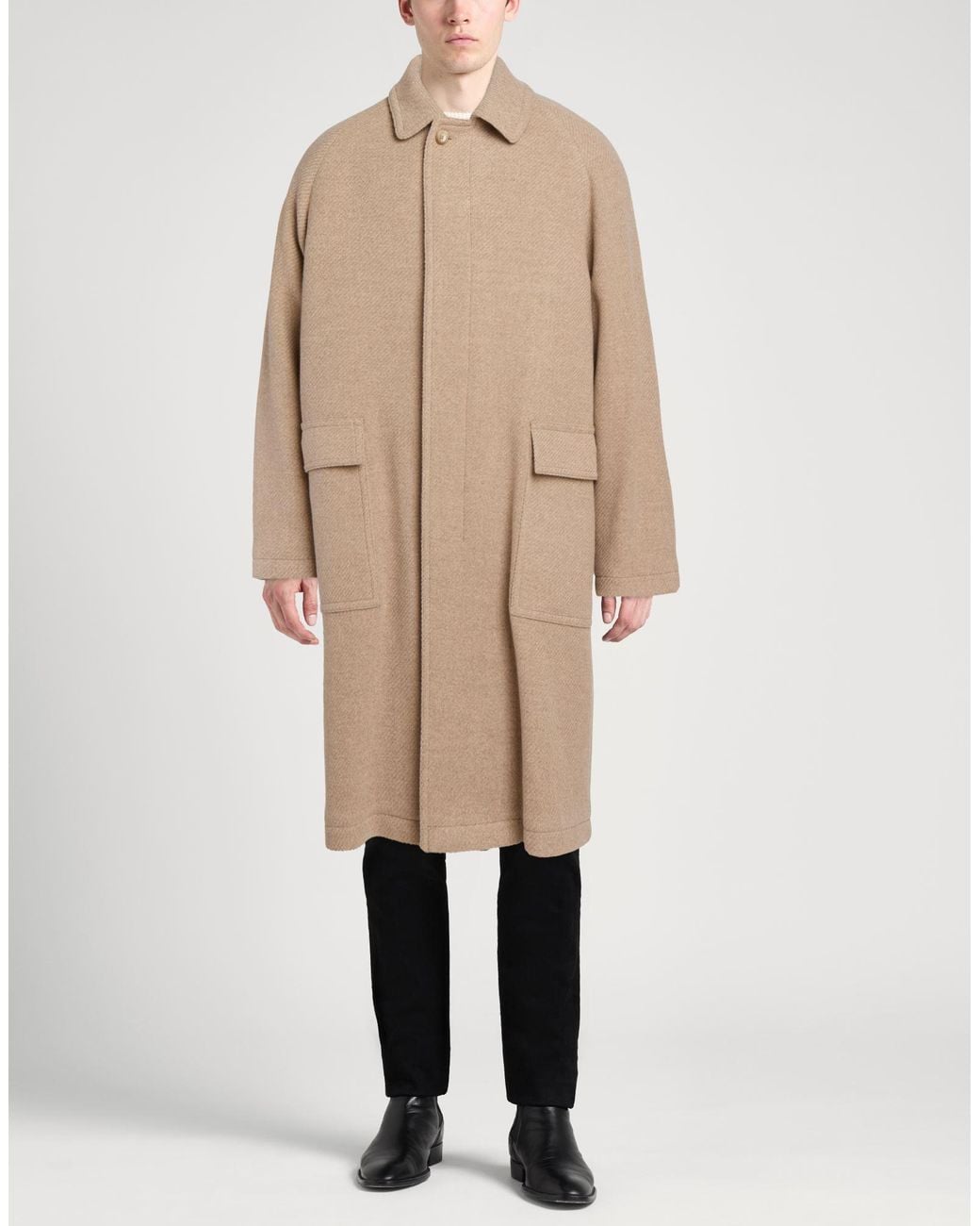 Tagliatore Natural Coat Virgin Wool, Polyamide for men