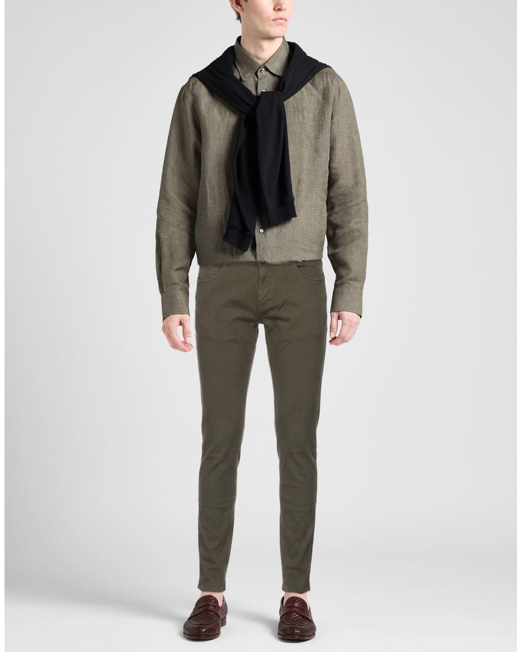 Moorer Gray Trouser for men