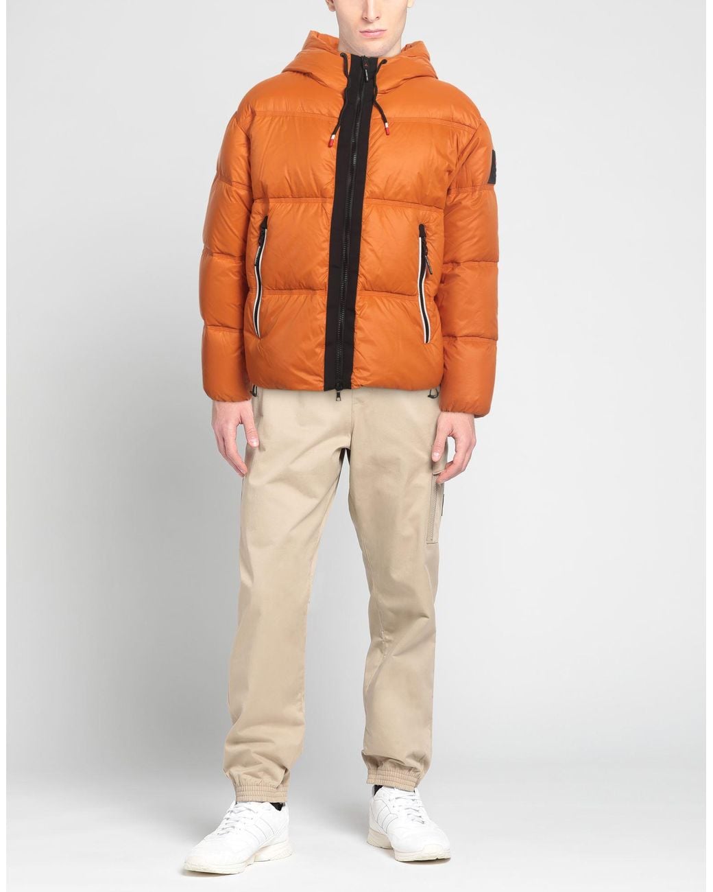 PEUTEREY.PLURALS Orange Puffer for men