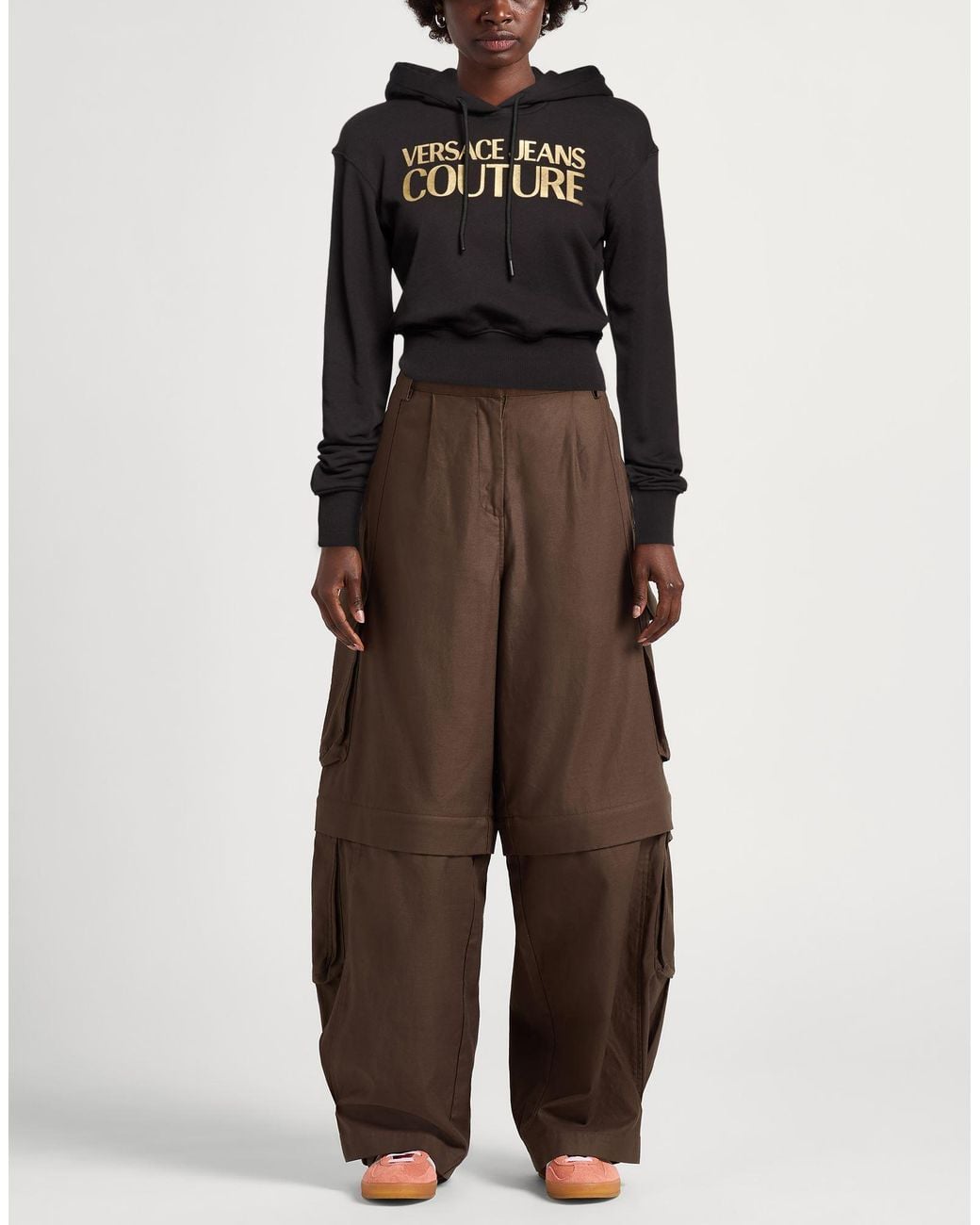 Versace Jeans Couture Black Sweatshirt Cotton