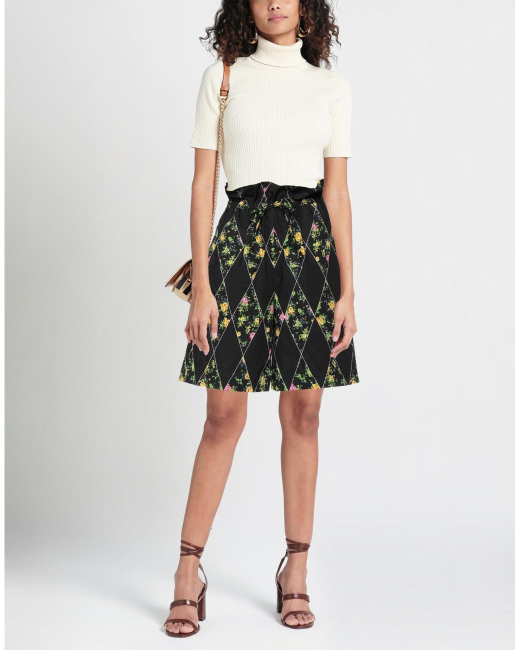 MSGM Green Shorts & Bermuda Shorts