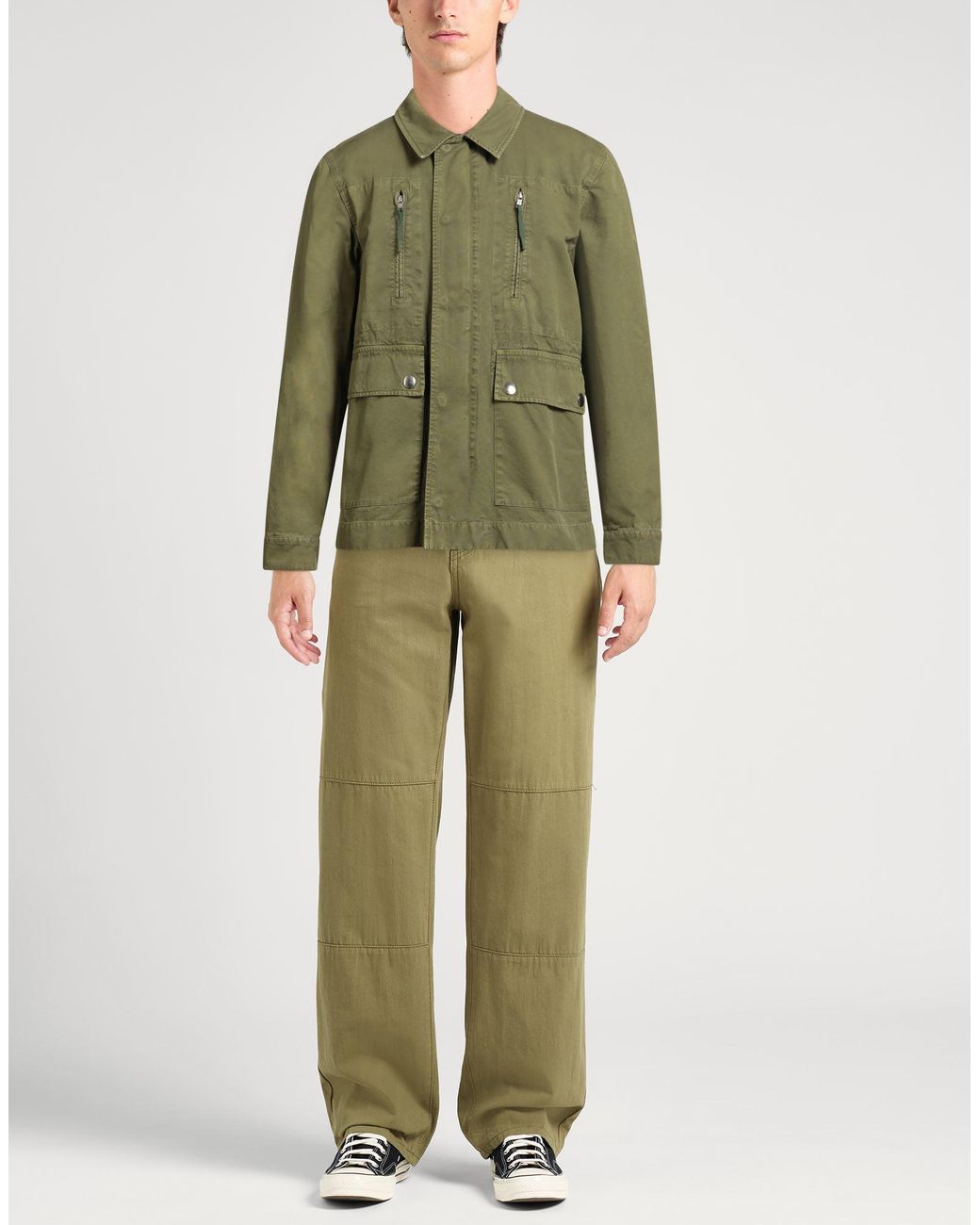 Department 5 Green Jacket Cotton for men