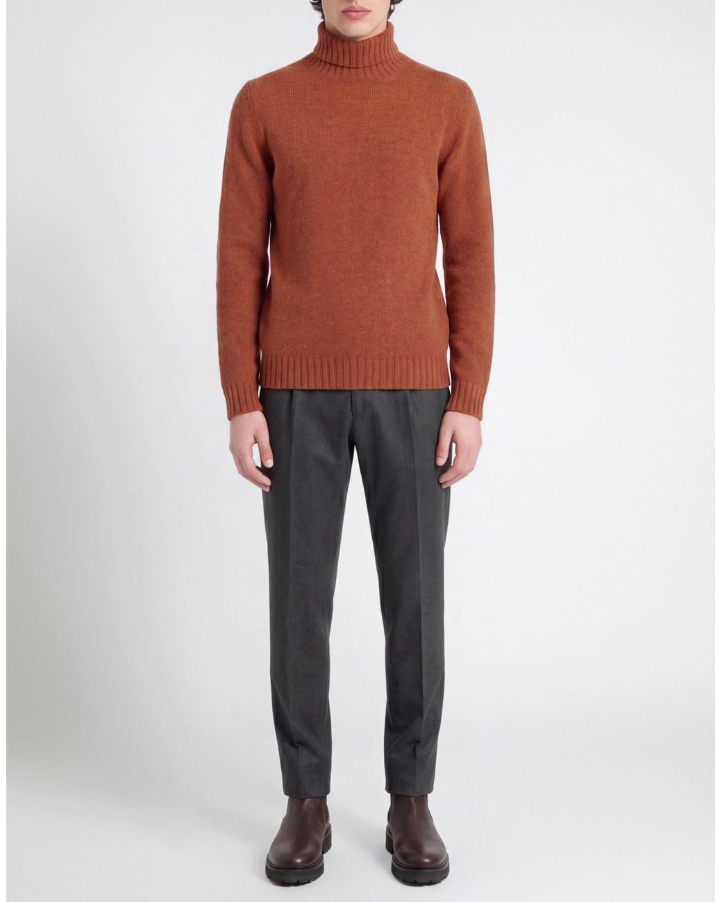 Col Roulé Messagerie pour homme en coloris Red