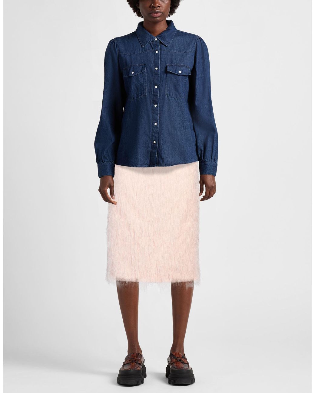 Twinset Pink Midi Skirt