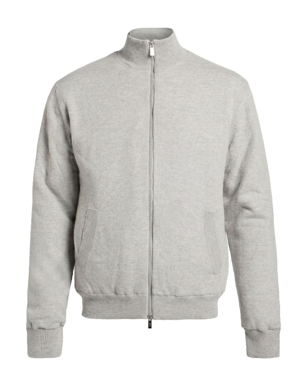 Fedeli Gray Light Jacket Wool, Cashmere for men