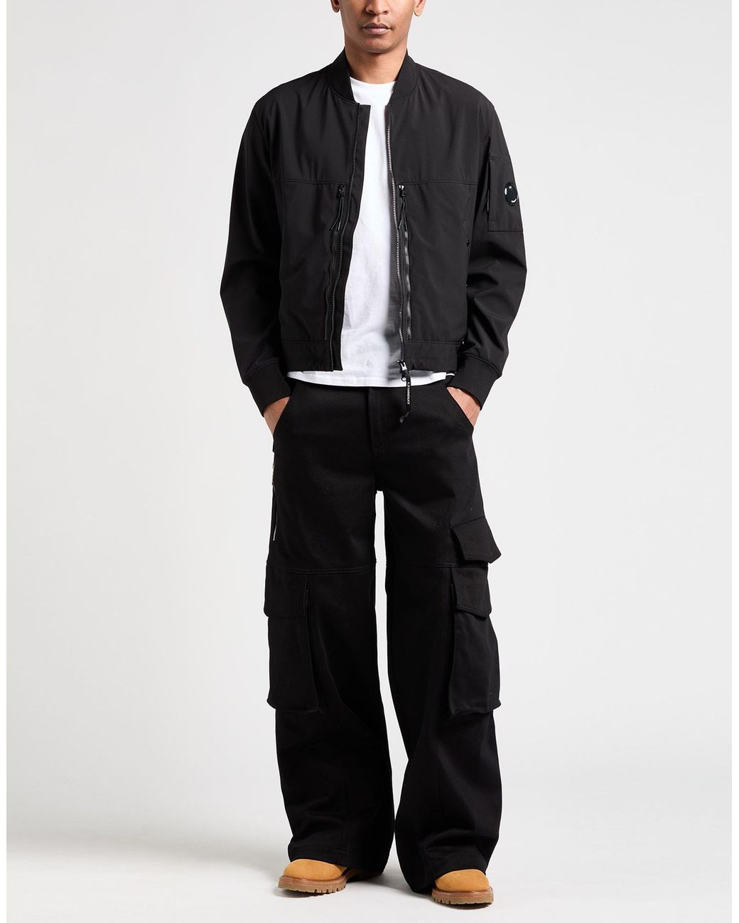 C P Company Black Jackets for men