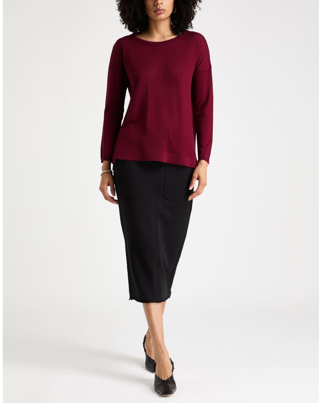 Pullover di Rossopuro in Red