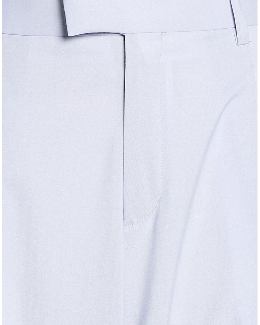 BE ABLE Blue Lilac Pants Virgin Wool, Polyester, Elastane