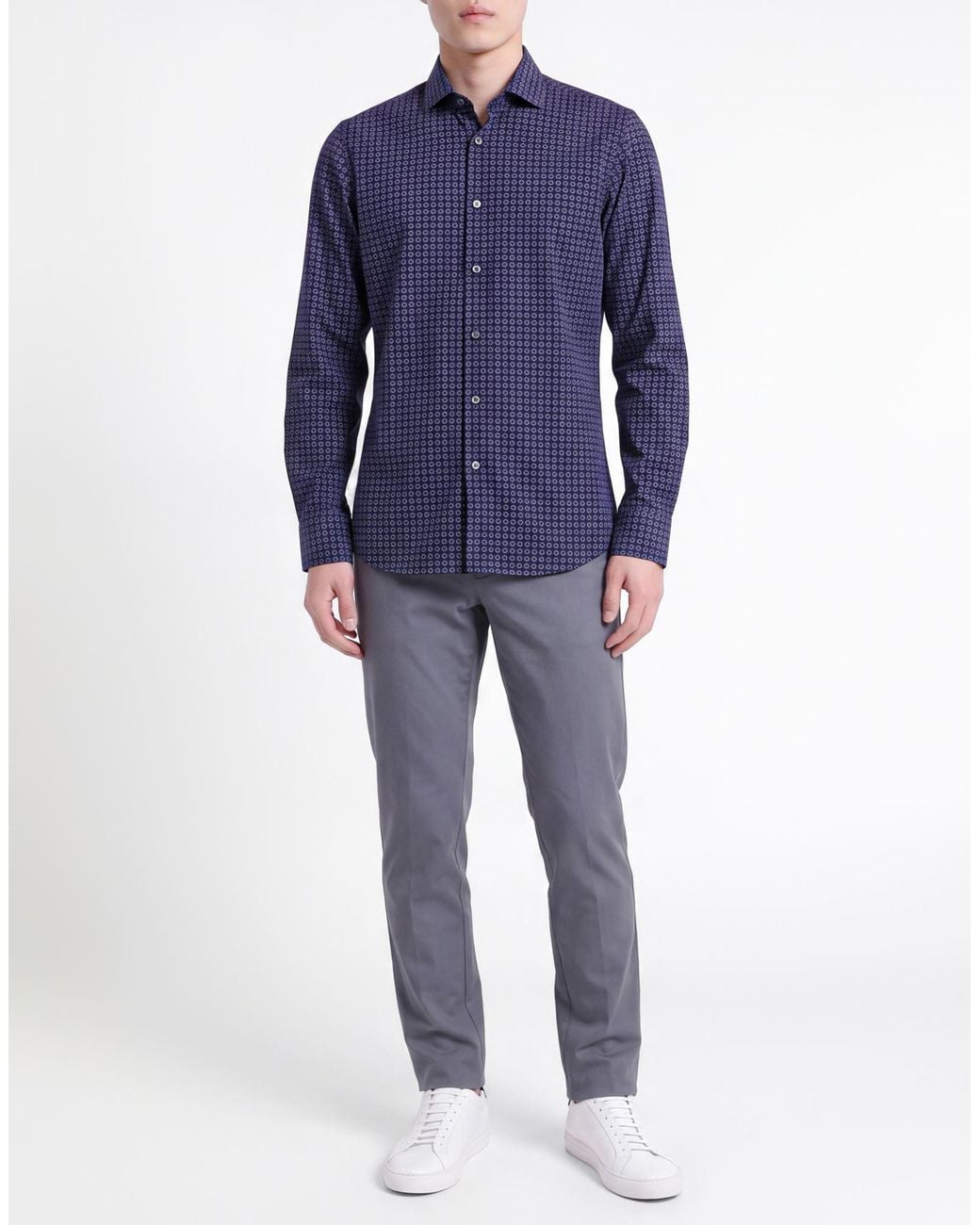 Ghirardelli Blue Midnight Shirt Polyamide, Elastane for men