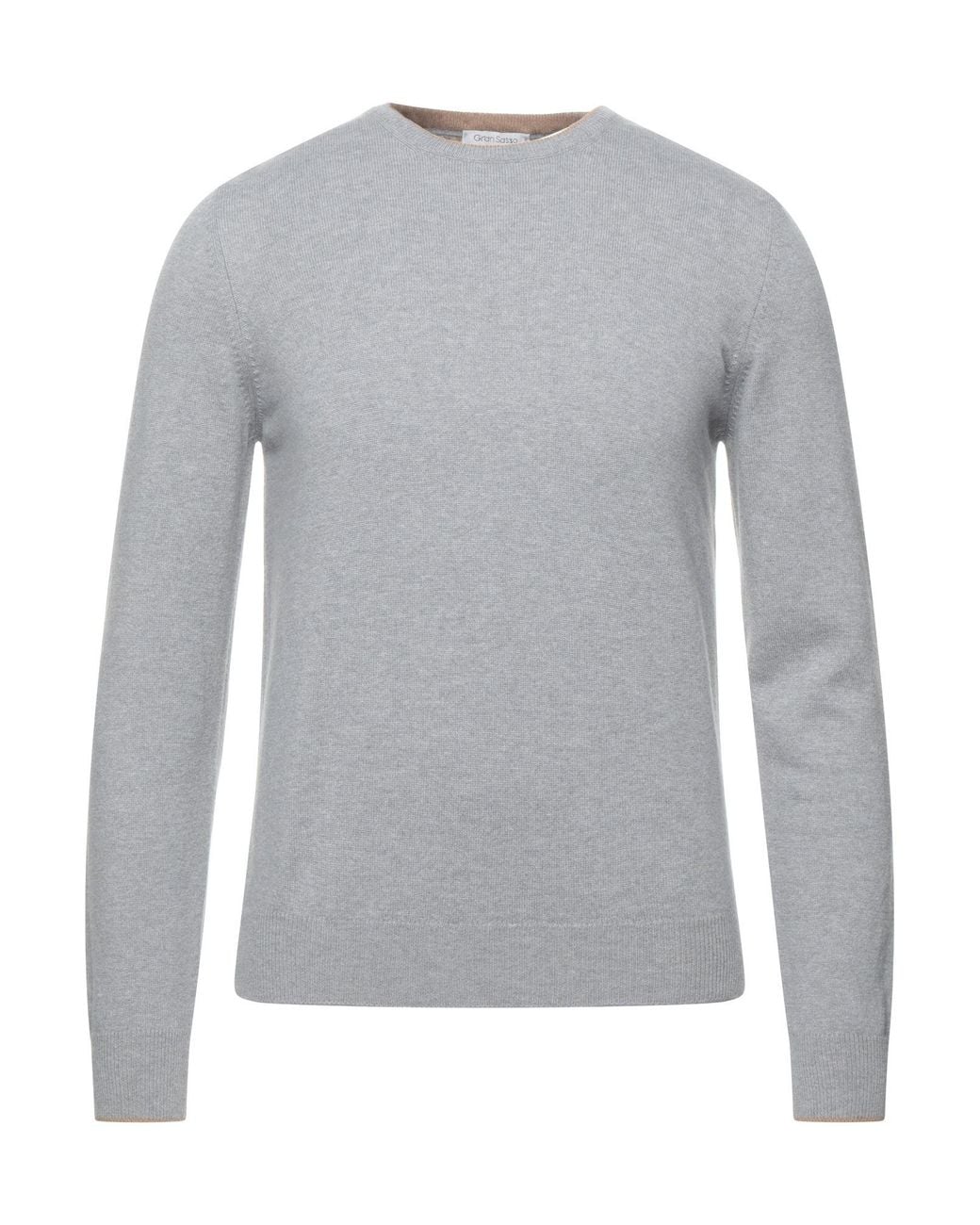 Pullover di Gran Sasso in Gray da Uomo