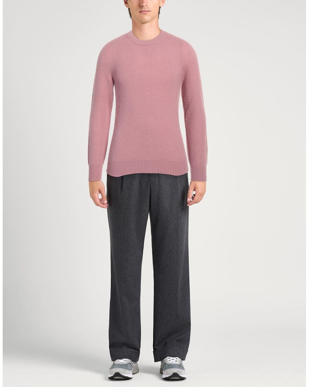 Alpha Studio Pink Sweater for men