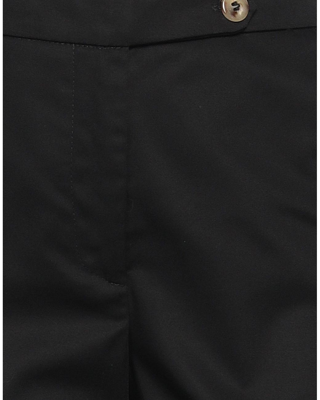 .., merci italia Black Pants Cotton, Elastane