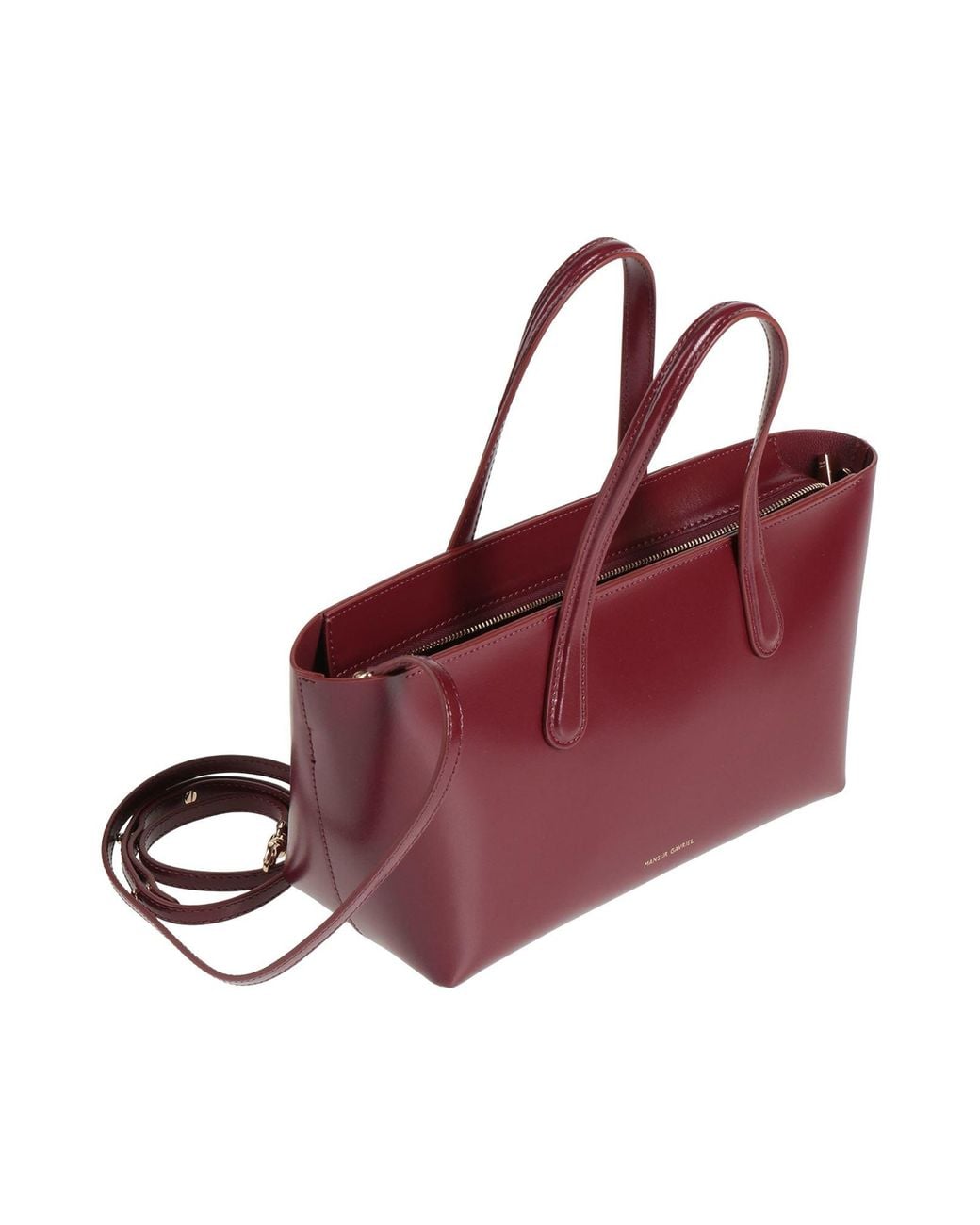 Mansur Gavriel Red Mini Everyday -- Burgundy Handbag Leather