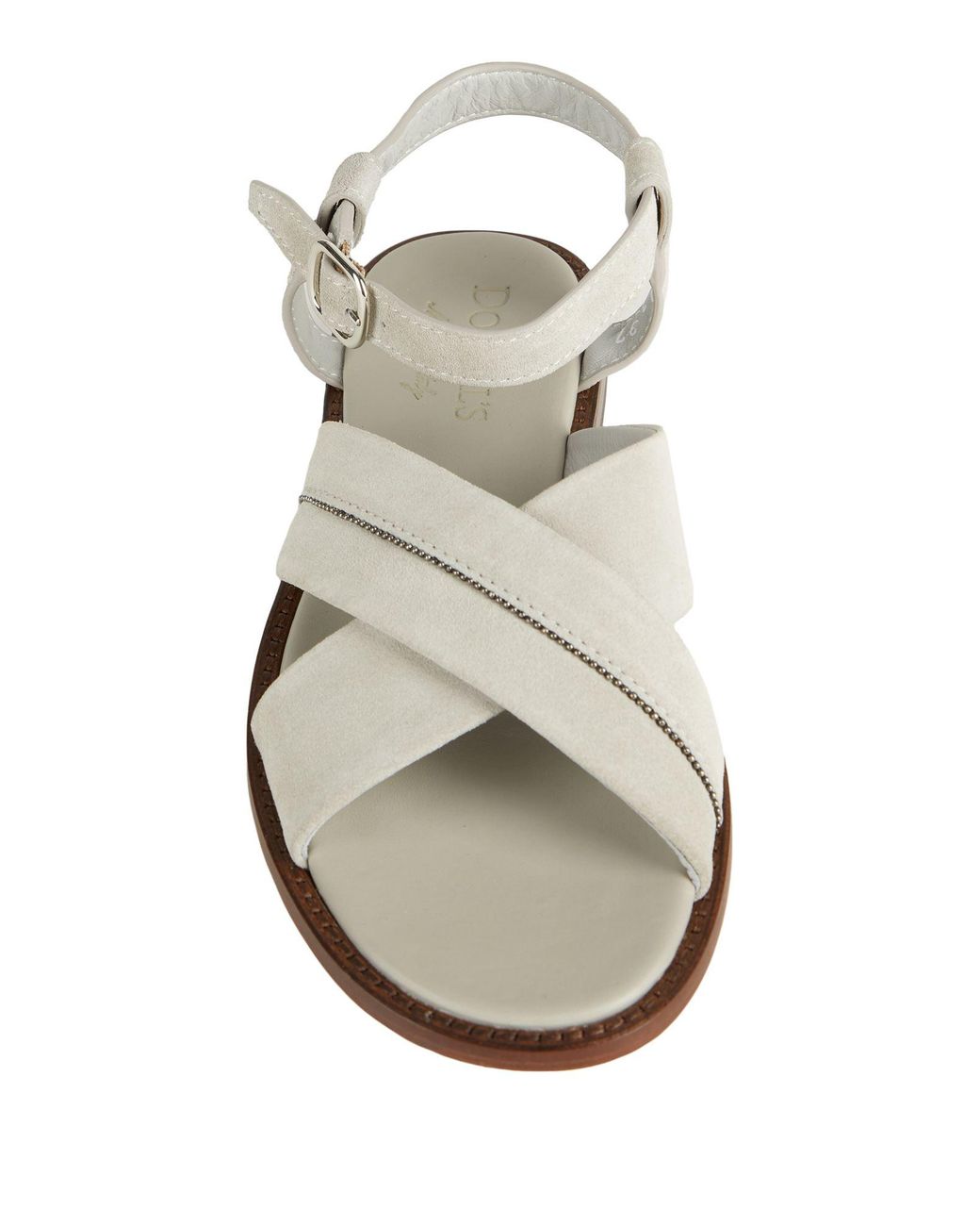 Doucal's White Light Sandals Calfskin