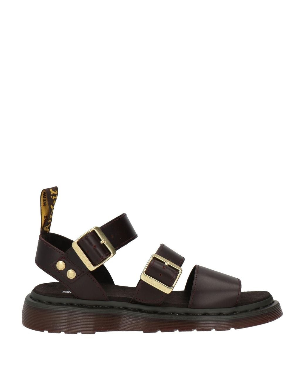 Dr. Martens Black Dark Sandals Leather