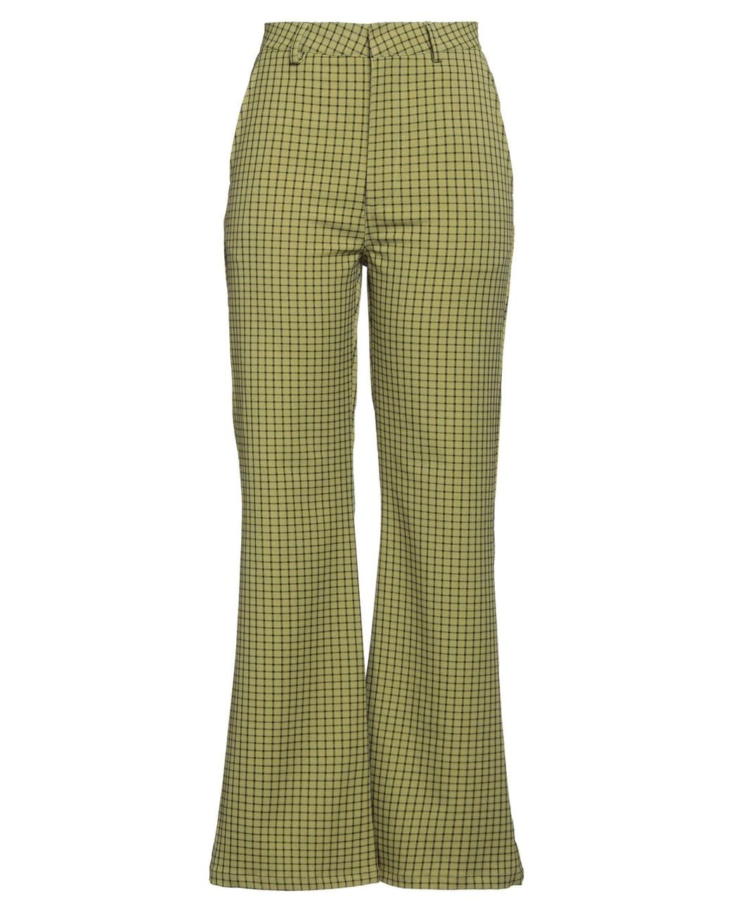 WEILI ZHENG Green Trouser