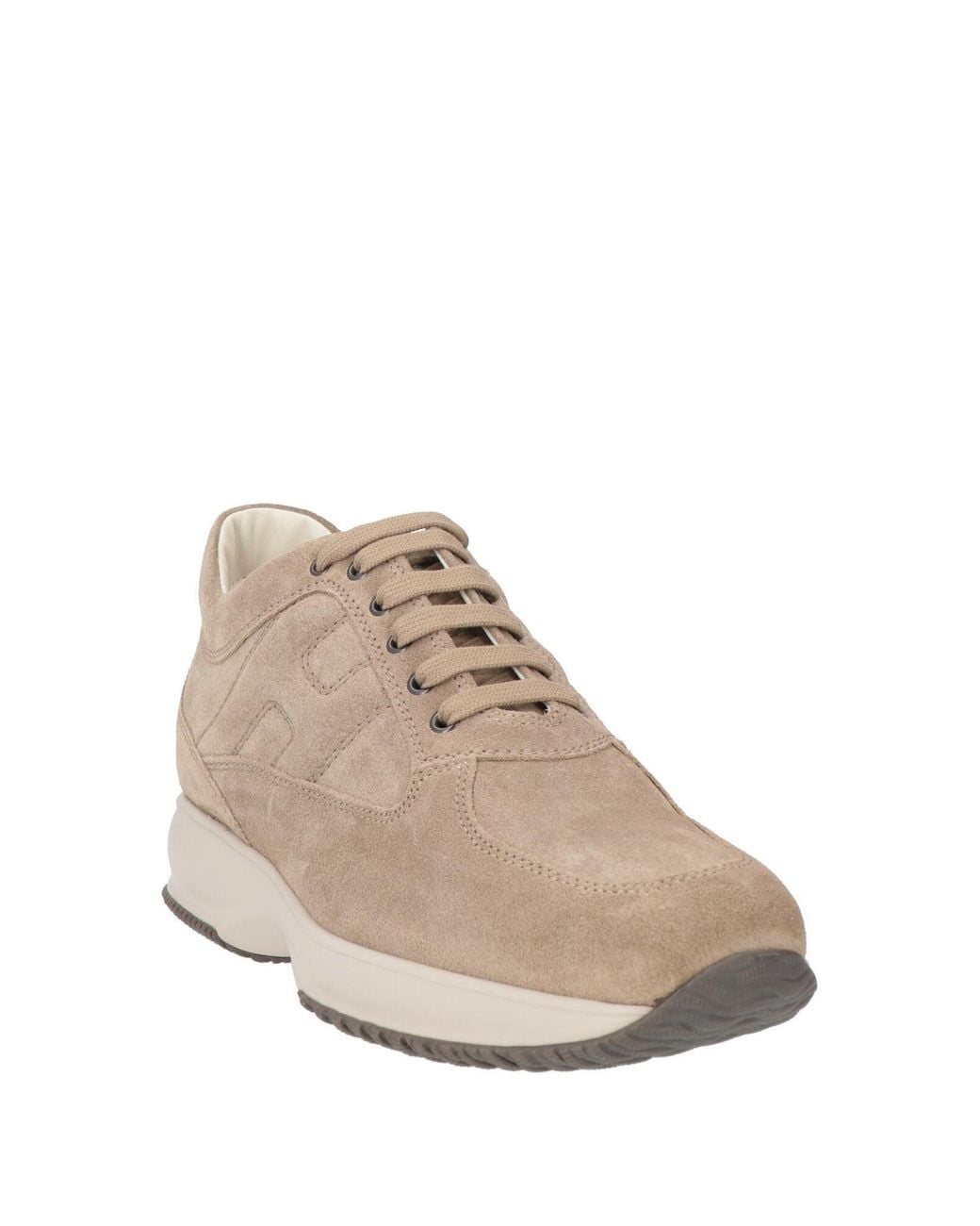 Hogan Brown Sand Sneakers Leather for men