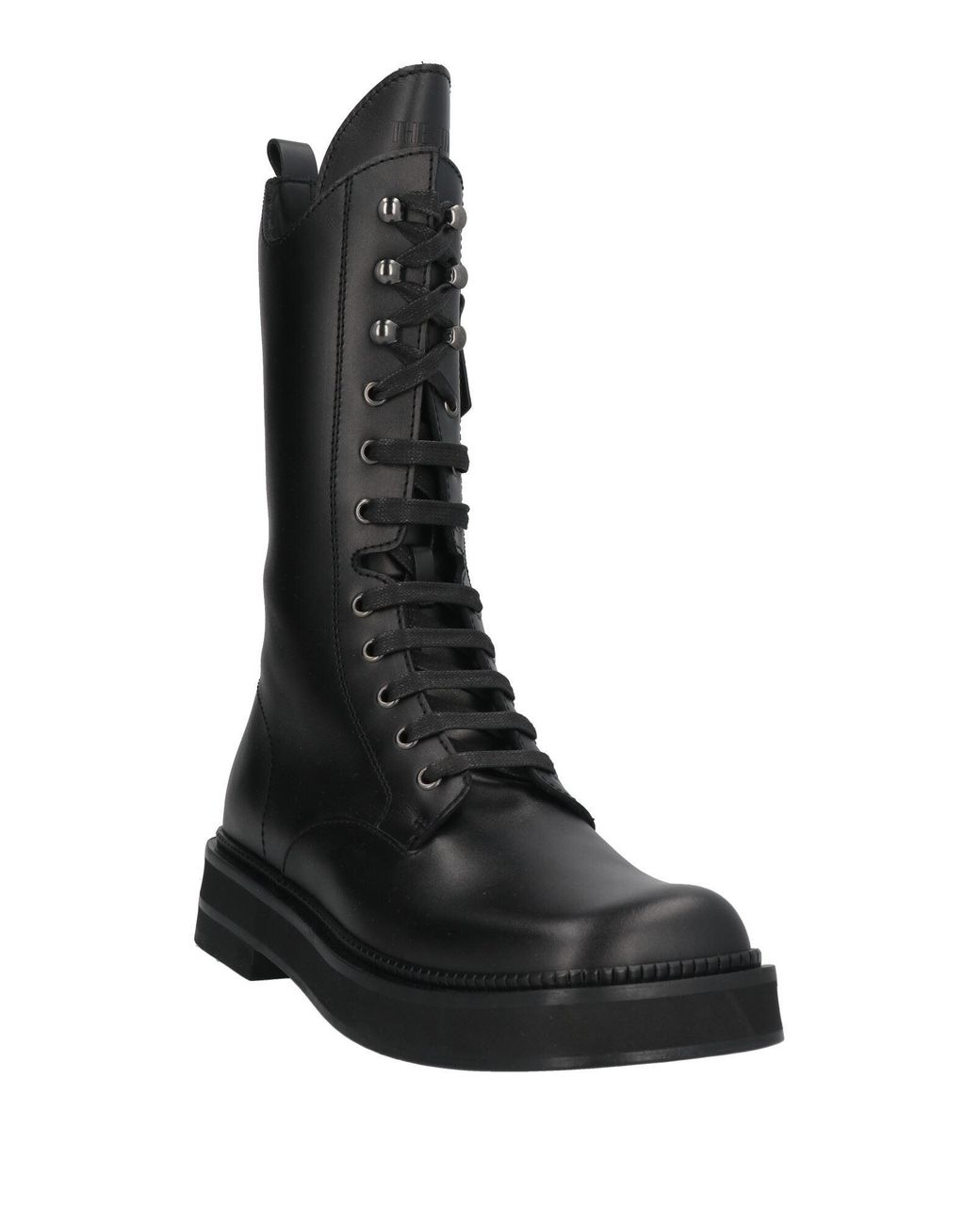 The Attico Black Boot Leather