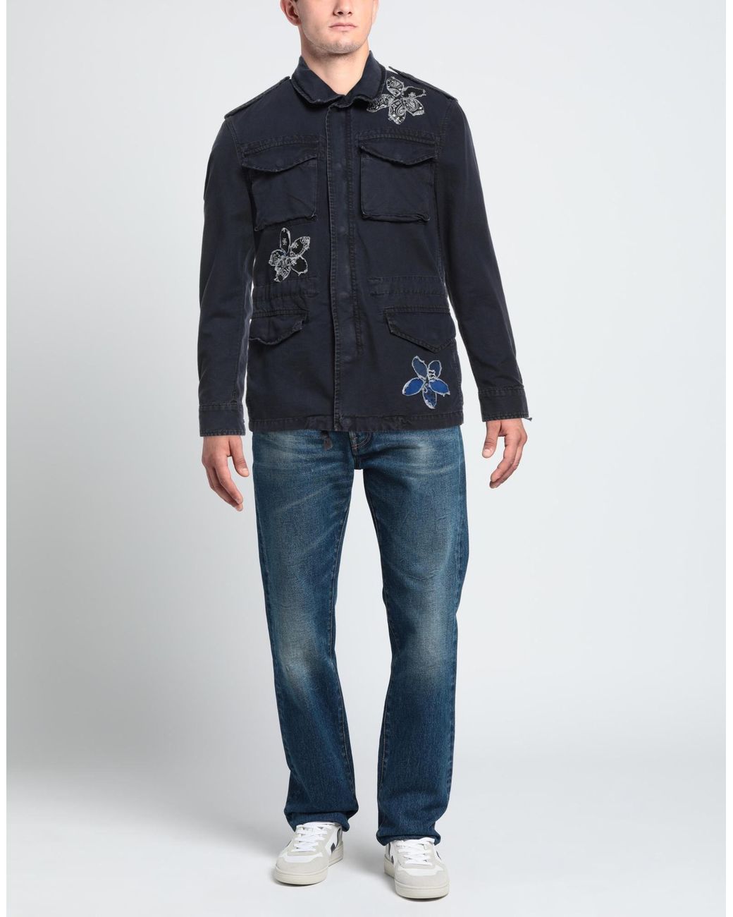 FRONT STREET 8 Blue Jacket for men