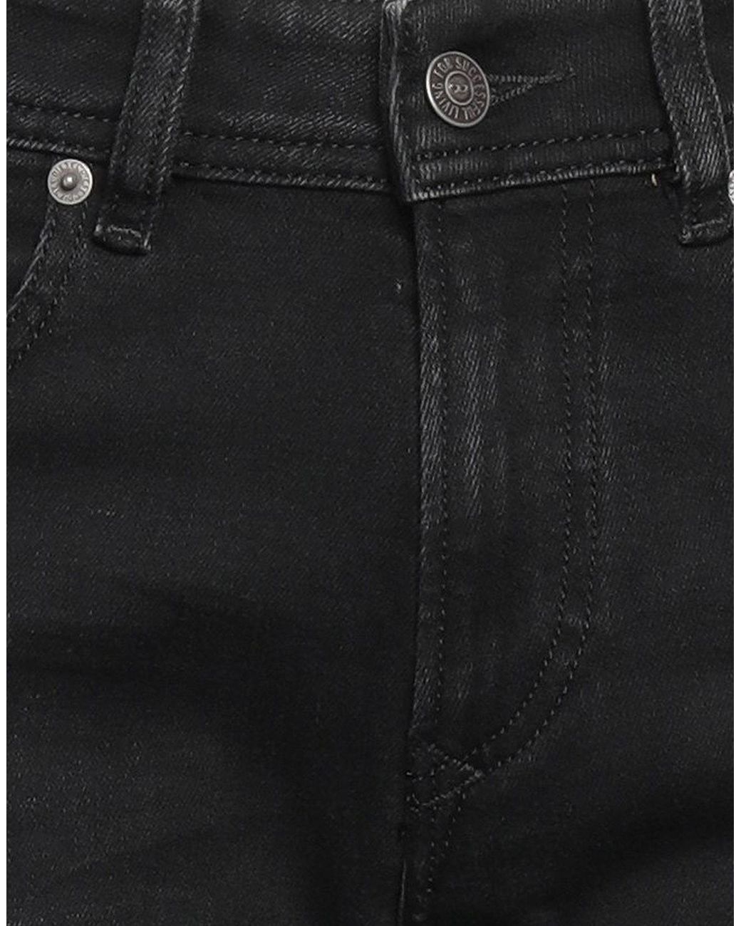 DIESEL Black Jeans Cotton, Polyester, Elastane for men