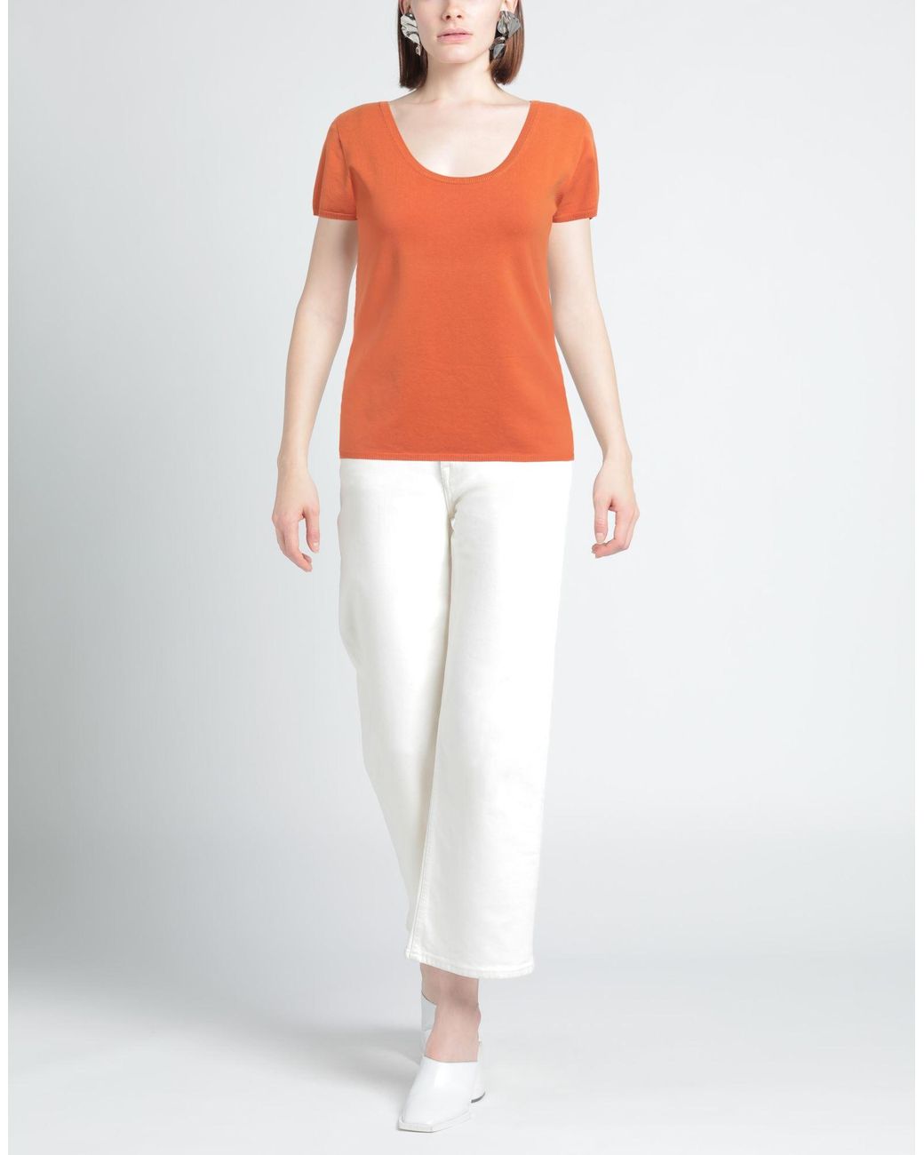 Rossopuro Orange Pullover