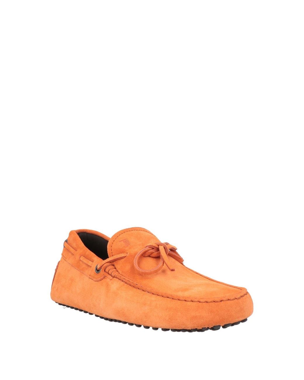 Tod's Orange Loafers Leather for men