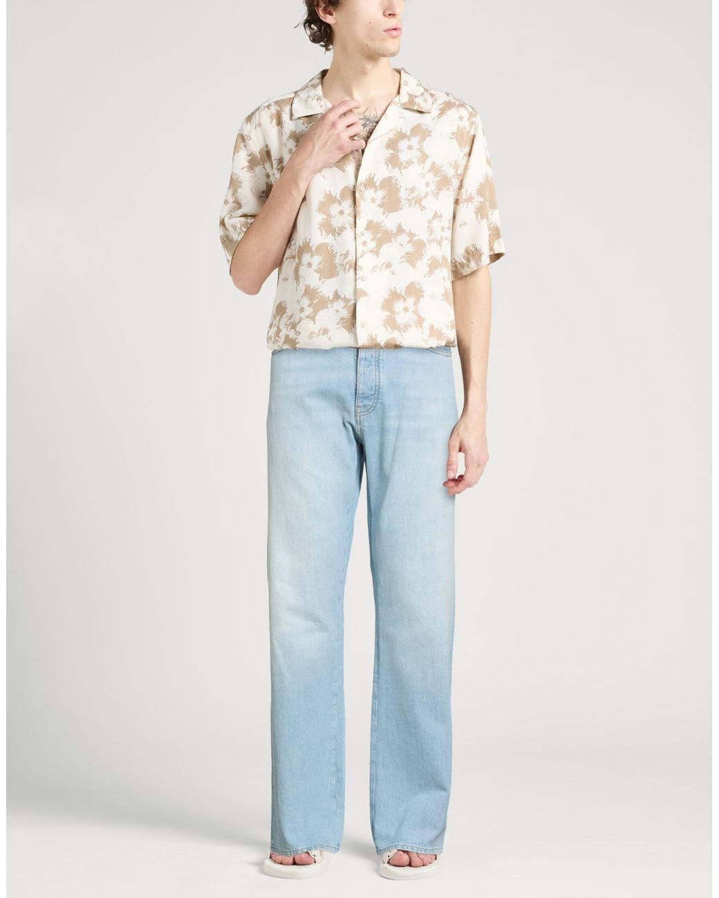 Off-White c/o Virgil Abloh Blue Jeans Cotton for men