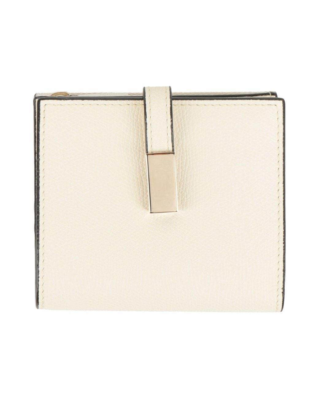 Valextra Natural Wallet Calfskin
